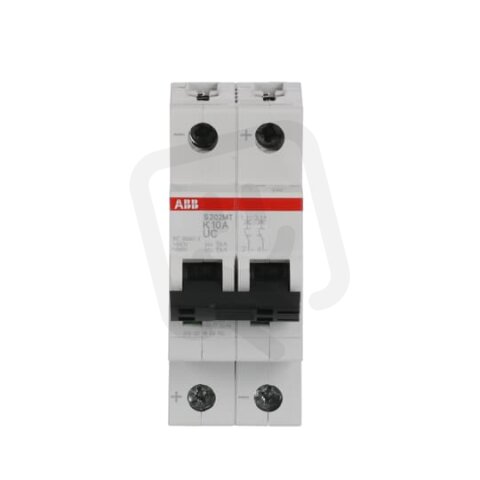 ABB S202MT-K10UC 2F jistič 10 A char. K 10kA 440V AC/DC pro kolejová vozidla
