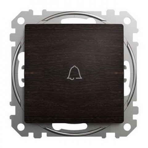 Sedna D/E Tlačítko 1/0 ''zvonek'', Wenge SCHNEIDER SDD181131