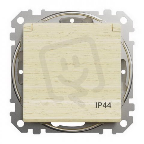 Sedna D/E Zásuvka 230V 16A IP44 šroubová, Bříza SCHNEIDER SDD280013