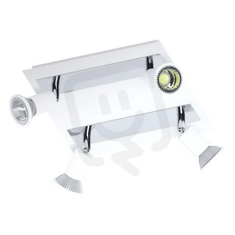 Bodové svítidlo SARRIA čtverec 4xGU10 bílá/chrom 18W IP20 EGLO 94962