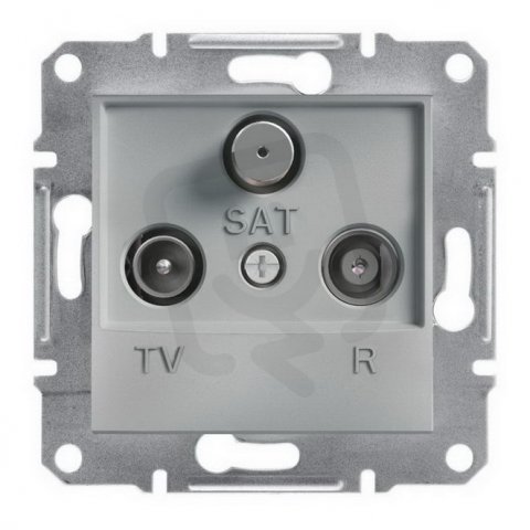 Asfora Zásuvka TV-R-SAT, koncová, alu SCHNEIDER EPH3500161