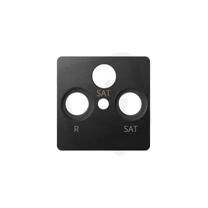Kryt pro anténní zásuvka RTV-SAT-SAT, grafit KONTAKT SIMON 82038-38