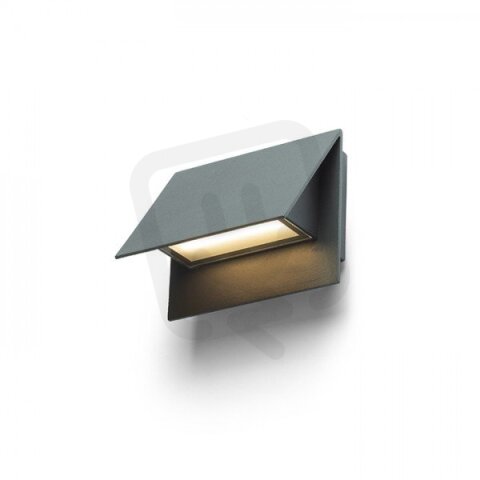 GERI nástěnná antracitová 230V LED 5W IP54 3000K RENDL R13561