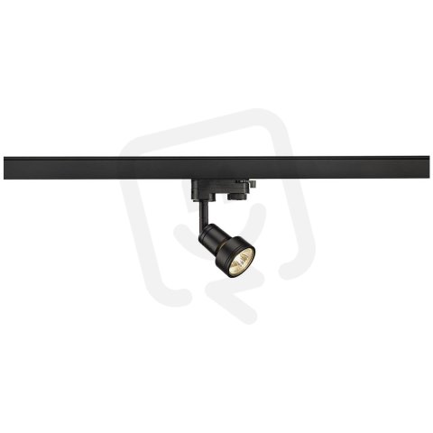 PURI bodové svítidlo pro 3fáz lištu QPAR51 černé matné 50W vč. 3fáz adaptéru