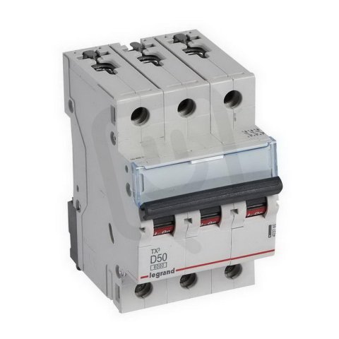 TX3 JISTIČ, 3 PÓLOVÝ, CHAR. D, 50A 6000A LEGRAND 403760