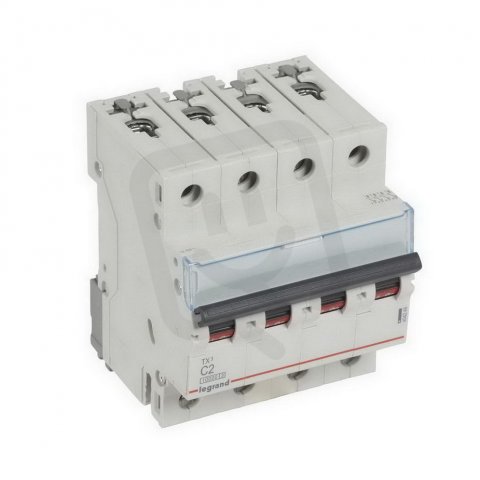 TX3 JISTIČ, 4 PÓLOVÝ, CHAR. C, 2A 10000A LEGRAND 404249
