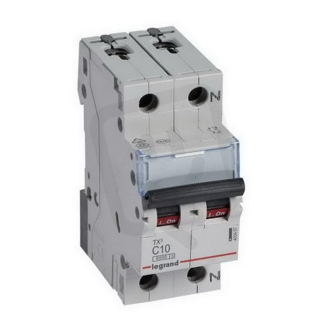 TX3 JISTIČ, 1+N PÓLOVÝ, CHAR. C, 10A 6000A LEGRAND 403457