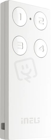 4 tlačítkový ovladač-klíčenka (bílá) RF KEY-40/W ELKO EP 8595188180740