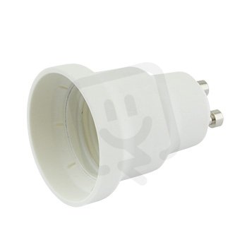 GU10/E27 Redukce - objímka pro LED žárovky, GU10 na E27 FK TECHNICS 5000403-02