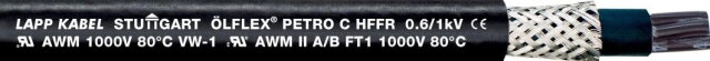 ÖLFLEX PETRO C HFFR 3G2,5 BK