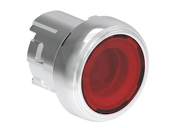 Lovato LPSBL104 Podsvícený tlačítkový ovladač kovové d22mm lícující červené