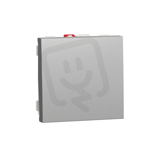 Spínač NOVÁ UNICA jednopólový řazení 1, 2M, Aluminium SCHNEIDER NU320130