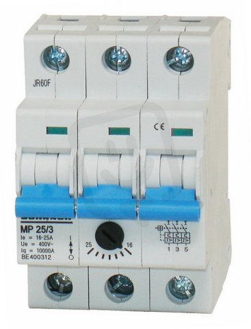 Motorový spínač s ochranou 16-25A 3P SCHRACK BE400312--