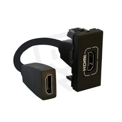 MOSAIC PŘEDKONEKTOROVANÁ ZÁSUVKA HDMI VERZE 2.0 1 MODUL ČERNÁ LEGRAND 079478L