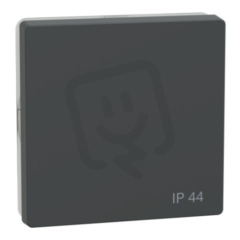 Kryt spínače, Merten D-Life, IP44, Antracit    SCHNEIDER MTN3304-6034