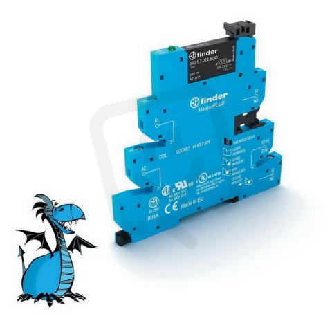MasterPLUS, 1Z/2A/230V AC, 12V DC, SSR FINDER 39.30.7.012.8240