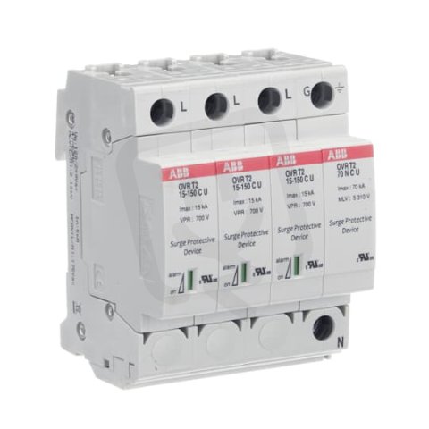 OVR T2 3N 15 150 P U Přepěťová ochrana T2 15-150 kA ABB 2CTB802346R0000