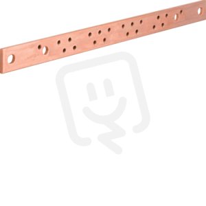 CU sběrna 30x5mm děrovaná délka 430mm HAGER UM30A1