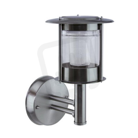 Zahradní solární lampa ESTERA LED WLL 0,12W 2x1,5lm 6500K IP44 360° chrom