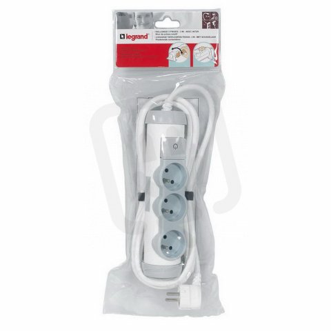 Legrand 050072 PRODLUŽOVACÍ PŘÍVOD OD VYP. 3X2P+T, 3M