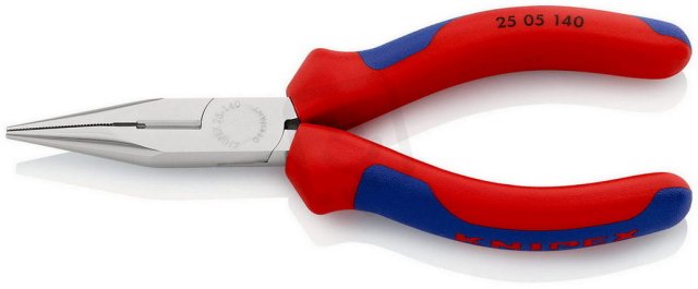 Půlkulaté kleště s břity (Kleště pro radiotechniku) 140 mm KNIPEX 25 05 140