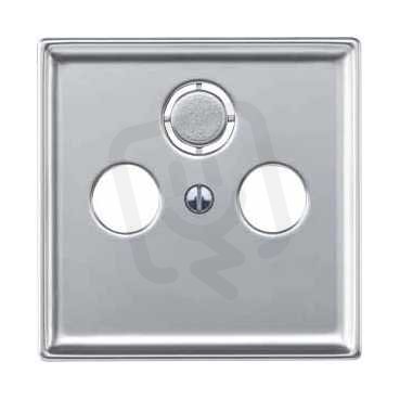 Schneider MTN294160 Centrální deska pro anténní zásuvky, S-Design, alu