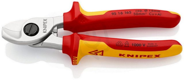 KNIPEX 9516165 nůžky do 1kV na Al a Cu vodiče d16mm/50mm2 170mm