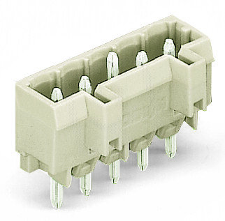 Konektor s pájecími piny THT pájecí kontakt 1,2x1,2 mm rovné světle šedá 11pól.