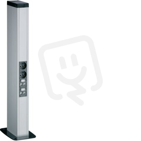 Elektroinstalační sloupek oboustranný DA200-45 700mm přírodní elox DAP245650ELN