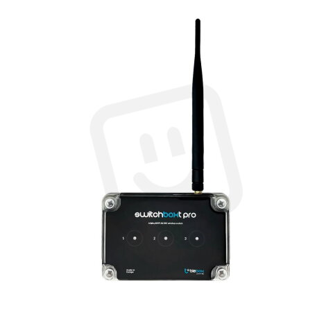 Bezpotenciálové relé switchBoxT PRO, 230V, AC/DC, WiFi ALUMIA BB0044