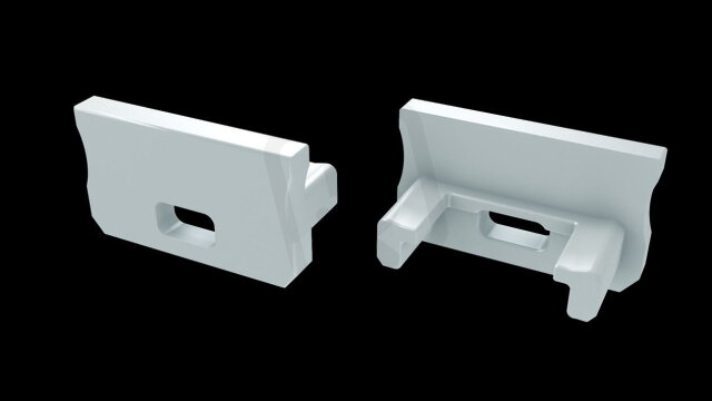 Koncovka profilu EC-PROFIL A WHITE HO (12-0011-00) GREENLUX GXLP1401
