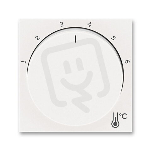 Kryt termostatu s otočným ovládáním, perleťová/ledová bílá ABB 3292H-A00300 68