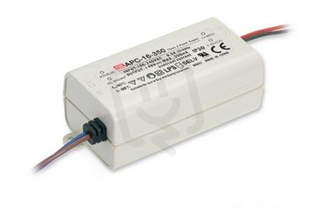 Proudový zdroj pro LED 17W 12-48V 350mA MEAN WELL APC-16-350