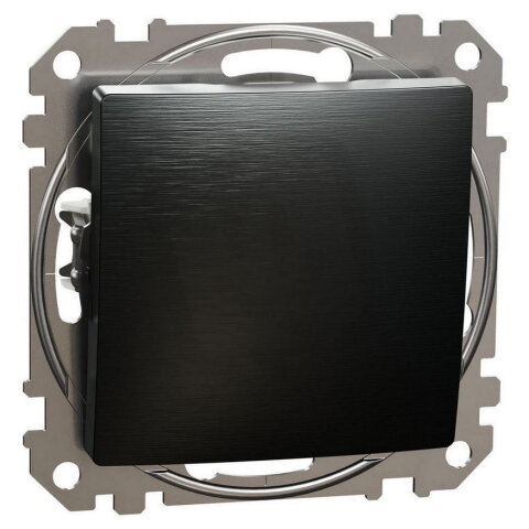 Přepínač křížový ř.7,LeštěnýTitan,Sedna Design/Elements SCHNEIDER SDD172107U