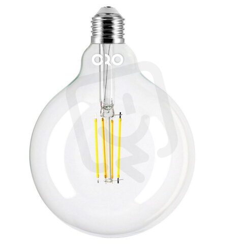 LED žárovka ORO CLARO E27 G125 8W NW LED-POL ORO33228