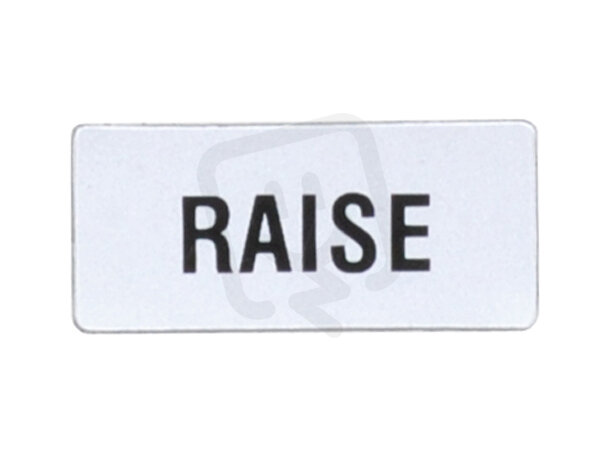 Lovato LPXAGB231 Štítek ''RAISE''