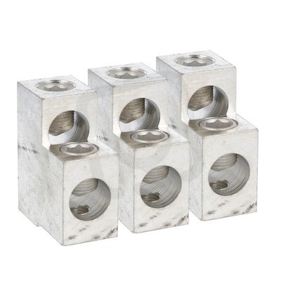 KIT 3 TERMINAL LUGS 2X2AWG2-600KCMIL