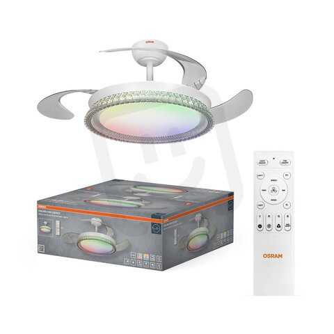 Ceiling Fan Cierzo 1220mm 60W CCT RGB OSRAM 4058075857872
