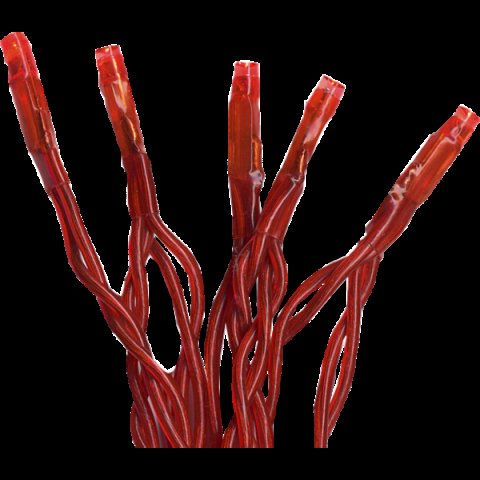 Vánoční osvětlení na baterie, červená, 15LED, časovač