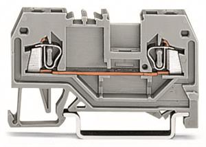 2vodičová průchozí svorka 1,5mm2 Středový popis šedá WAGO 279-901