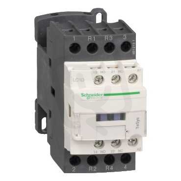 Schneider LC1D128Q7 Stykač 4P(2'Z'+2'V')25A v AC-1,pom.kont.1'Z'+1'V',380V