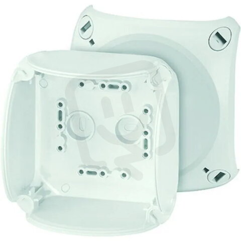 Prázdná skříň s neprůhledným víkem vestavný rozměr 83x83x55 mm HENSEL EB 04 G