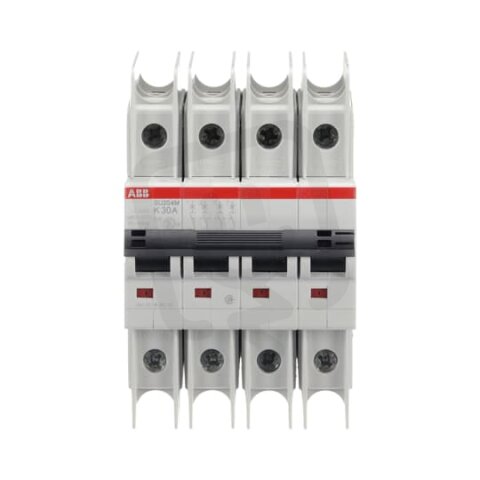 ABB SU204M-K30 jistič char. K 10kA 30A 4P  dle UL489 a CSA 22.2 No. 5