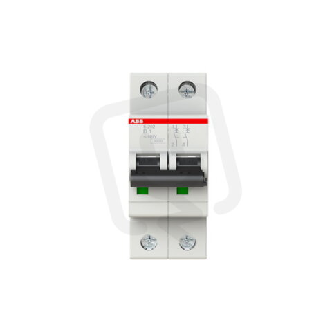 S202-D1 2F jistič 1 A char. D 6kA ABB 2CDS252001R0011