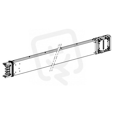 Rovná délka na míru 250 A Cu 500-2000 mm SCHNEIDER KSC250ET4A