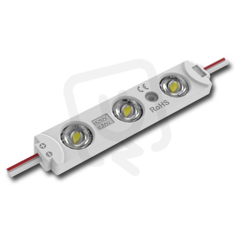 LED modul 3x SMD2835, 0,72W, 12V, 60mA, 6550K, 160°, IP65 MCLED ML-211.002.51.0