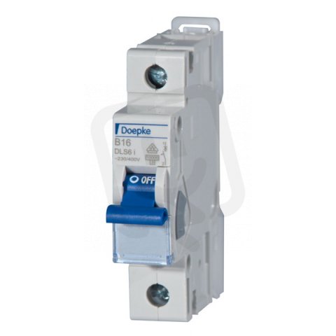 Jistič DLS 6I B16-1 10KA 1pól., B-charakt., 16 A, 10 kA DOEPKE 09916023