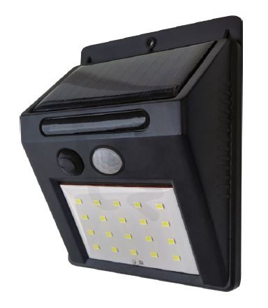 Solární LED svítidlo EMA SOLAR PIR 20LED NW 120lm GREENLUX GXSO002