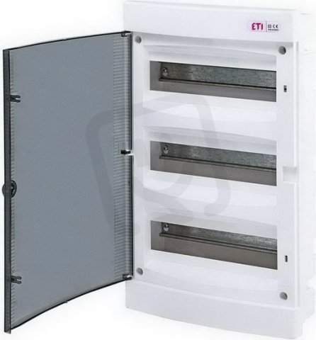 Zapuštěná rozvodnice ECM36PT 36M (3x12) IP40 ETI 001101013