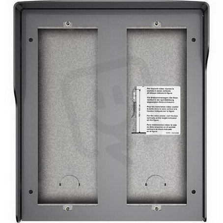 POVRCHOVÁ INSTAL. KRABICE SE STŘÍŠKOU PRO 6MODULOVÝ PANEL, OCEL BTICINO 350663